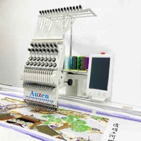 single head 15 needle 800*1200mm Embroidery area embroidery machine