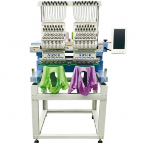 2 heads embroidery machine