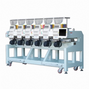 6 head 12 15 needles embroidery machine high speed for flat cap clothes multifunctional embroidery machine